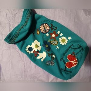 Colorful Dog Shirt with Hood